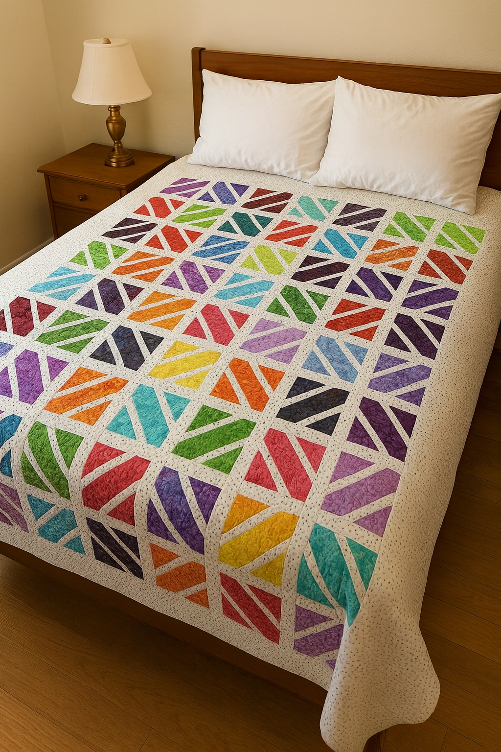Grovelen™ Prism Ribbon Grid Quilt Pattern