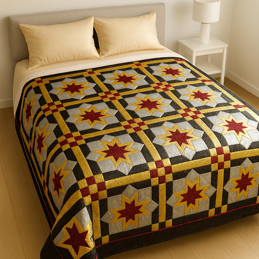 Grovelen™ CROWNED STARS QUILT PATTERN