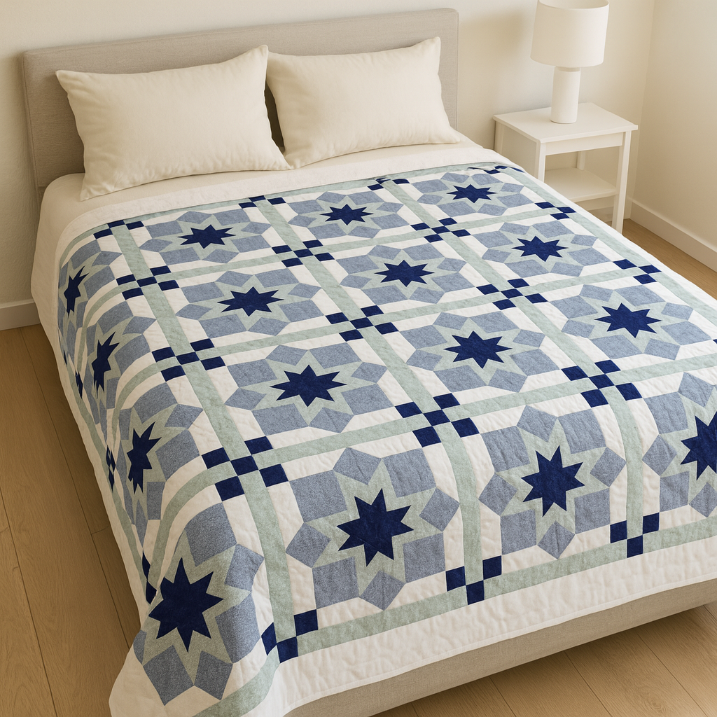 Grovelen™ CROWNED STARS QUILT PATTERN