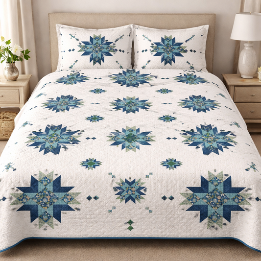 GROVELEN™ Sapphire Starfall Quilt Pattern