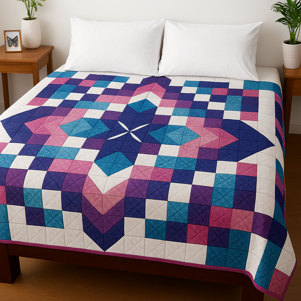 GROVELEN™ CHROMA STARFLOWER QUILT PATTERN