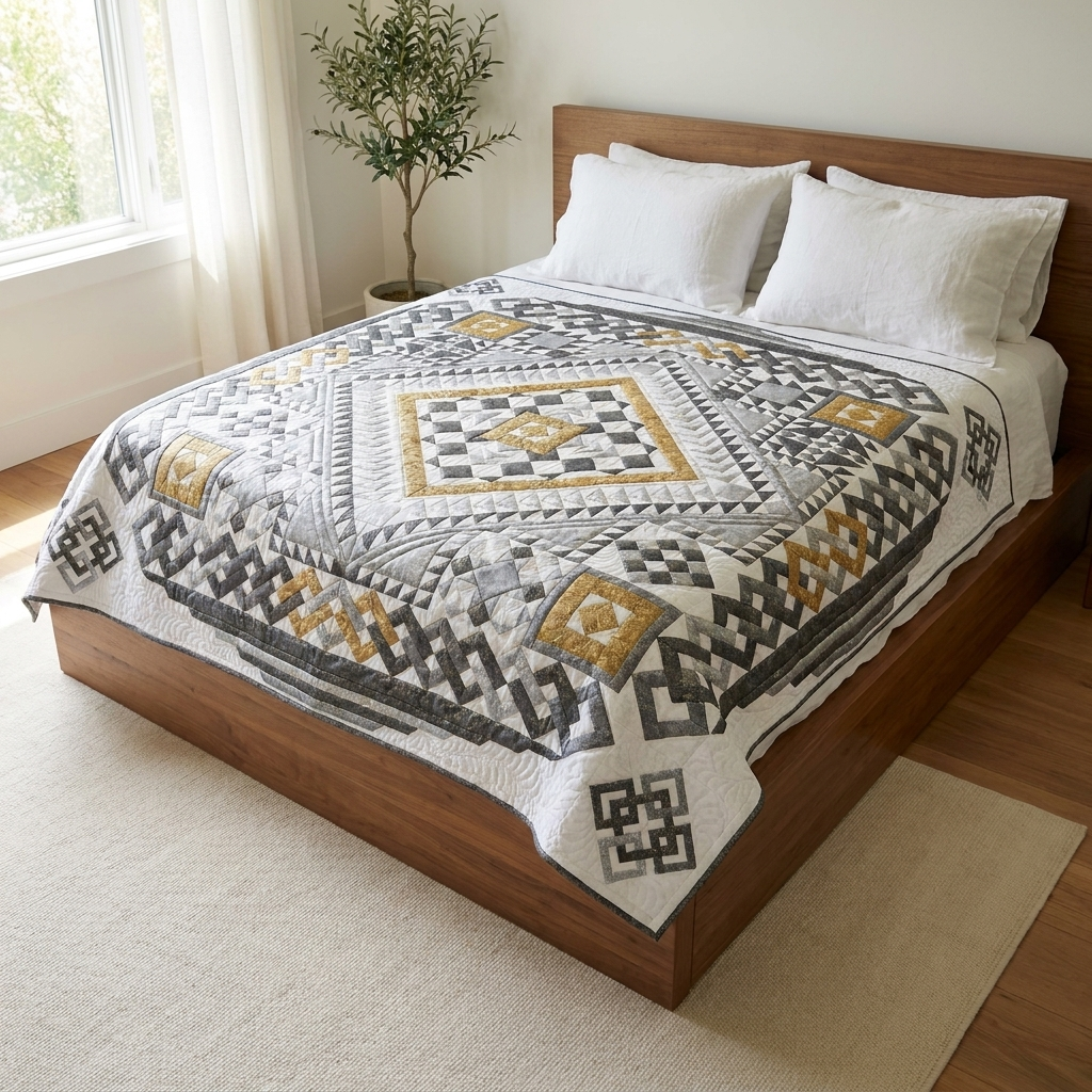 Grovelen™ Emerald Medallion Quilt Pattern
