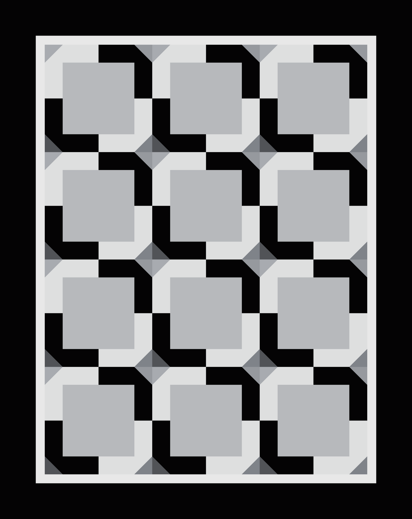 GROVELEN™ CORNERSTONE WINDOWS QUILT PATTERN