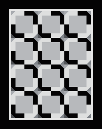 GROVELEN™ CORNERSTONE WINDOWS QUILT PATTERN