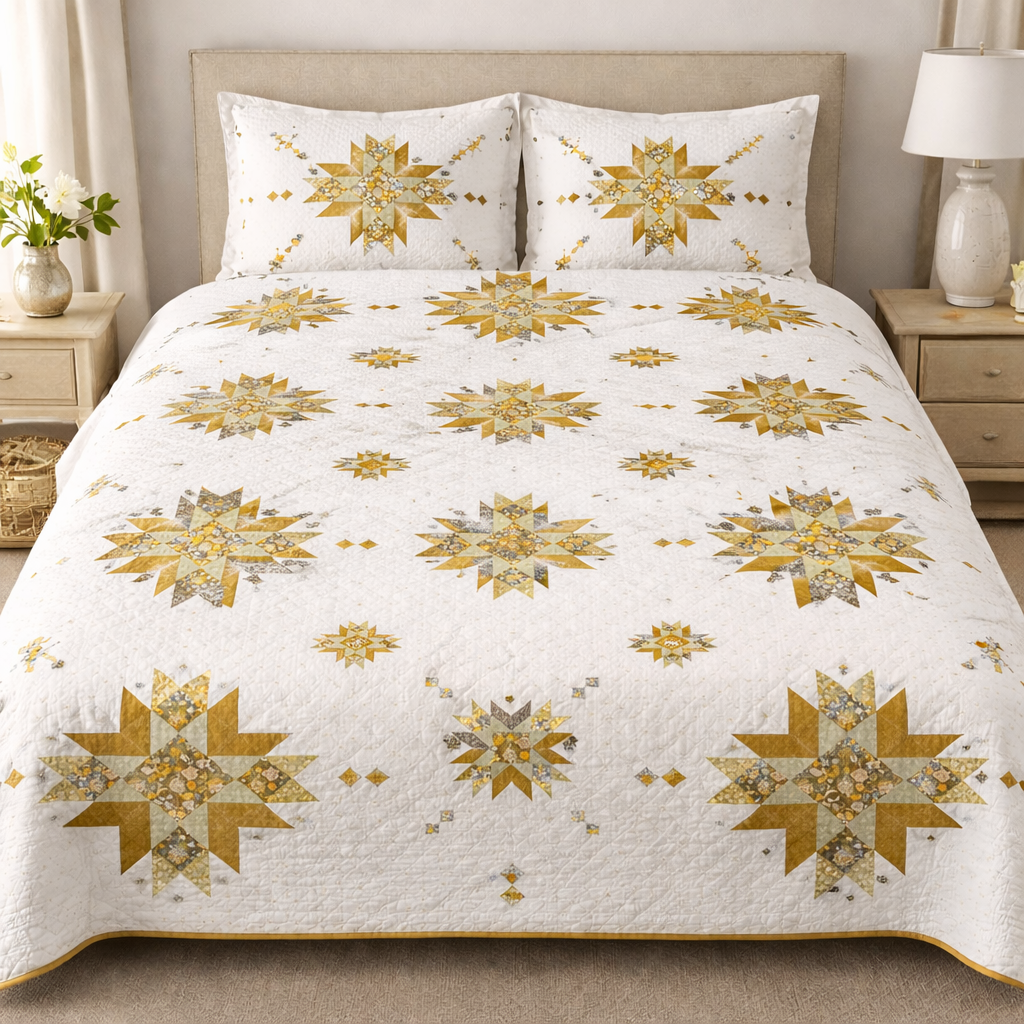 GROVELEN™ Sapphire Starfall Quilt Pattern