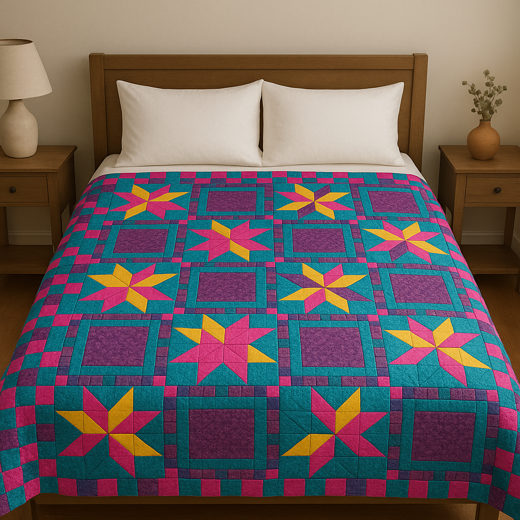 GROVELEN™ STARLIGHT MOSAIC QUILT PATTERN