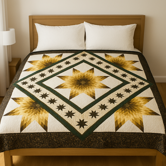 Grovelen™ Amethyst Starframe Quilt Pattern