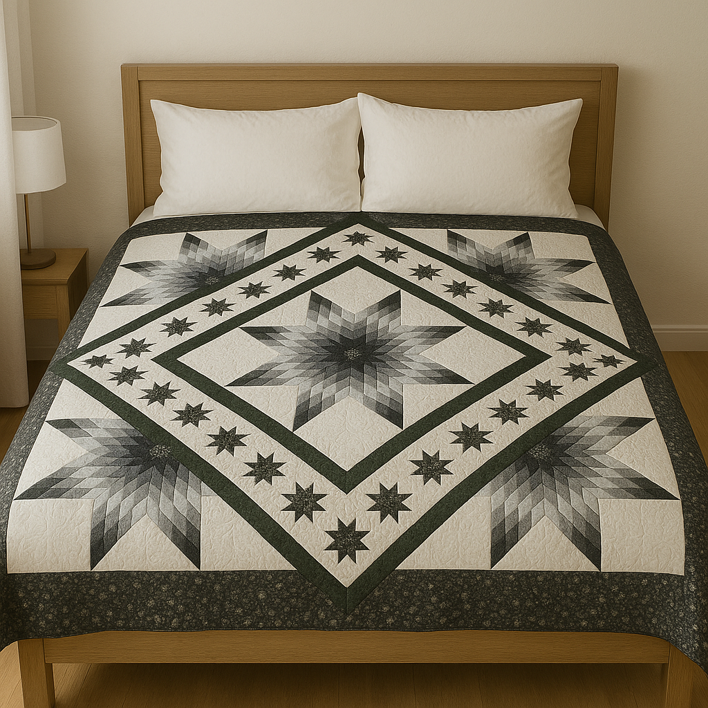 Grovelen™ Amethyst Starframe Quilt Pattern