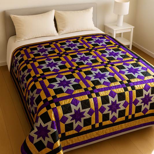 Grovelen™ CROWNED STARS QUILT PATTERN