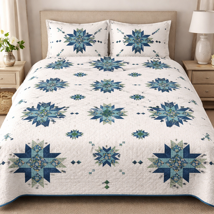 GROVELEN™ Sapphire Starfall Quilt Pattern