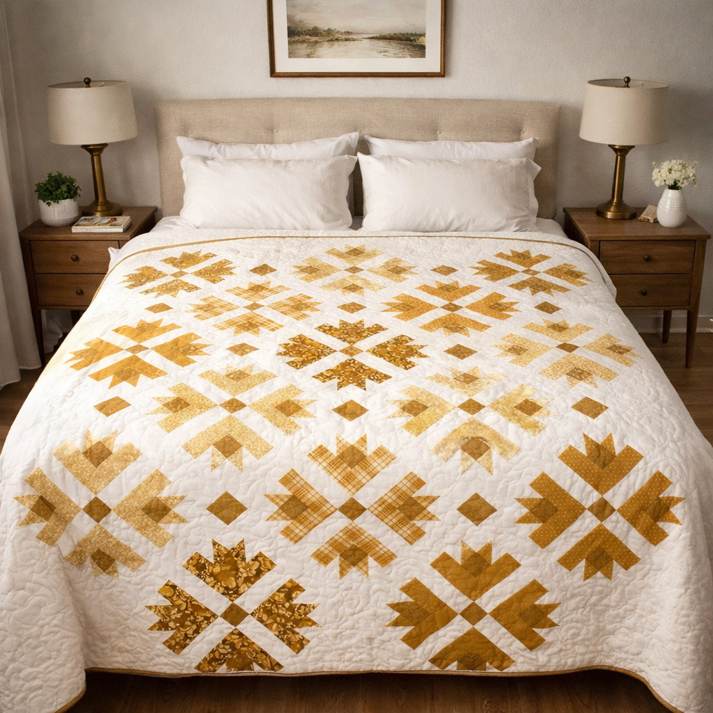 Grovelen™ Gilded Crosswinds Quilt Pattern (PDF)