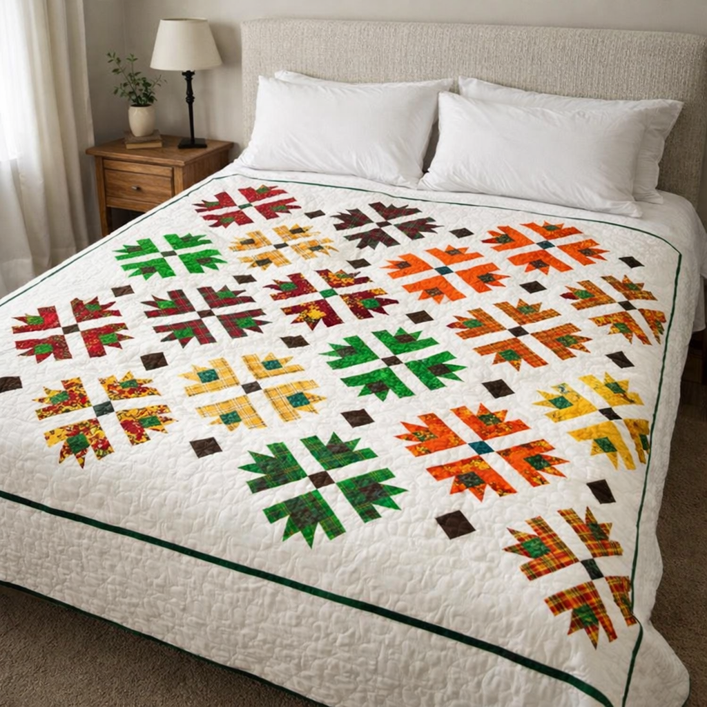 Grovelen™ Gilded Crosswinds Quilt Pattern (PDF)