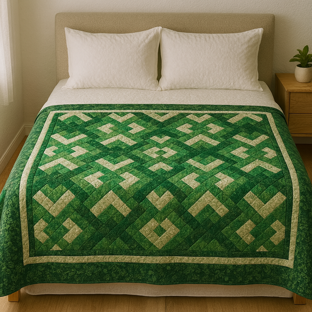GROVELEN™  TIDAL LATTICE  QUILT PATTERN