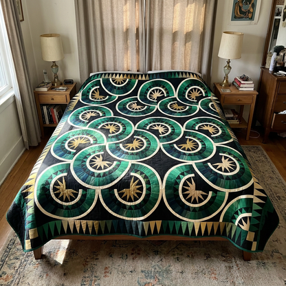 Sunwheel Court Quilt Pattern