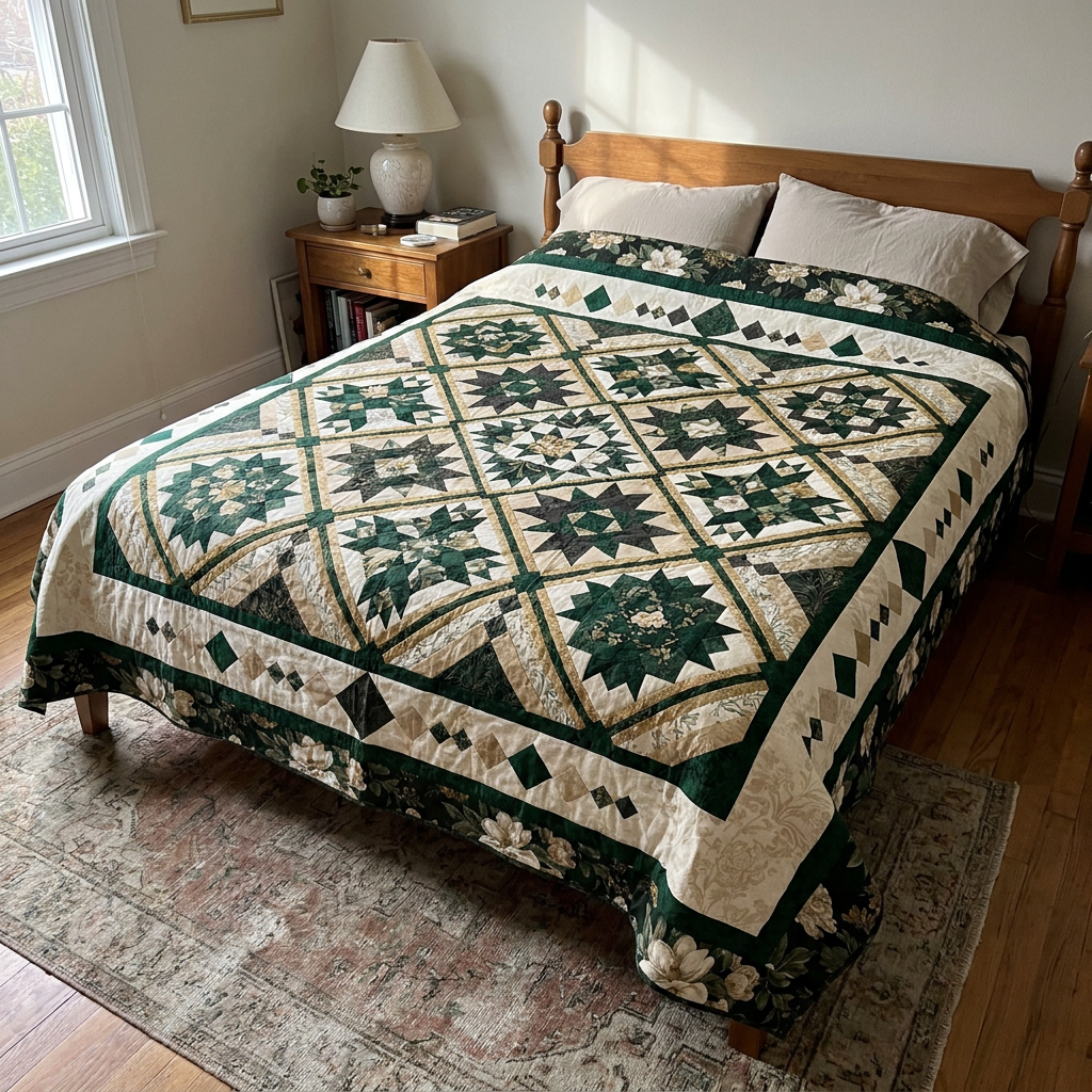 GROVELEN™ GEMS & GARDENS QUILT PATTERN