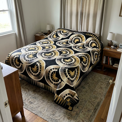 Sunwheel Court Quilt Pattern