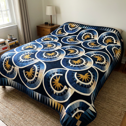 Sunwheel Court Quilt Pattern