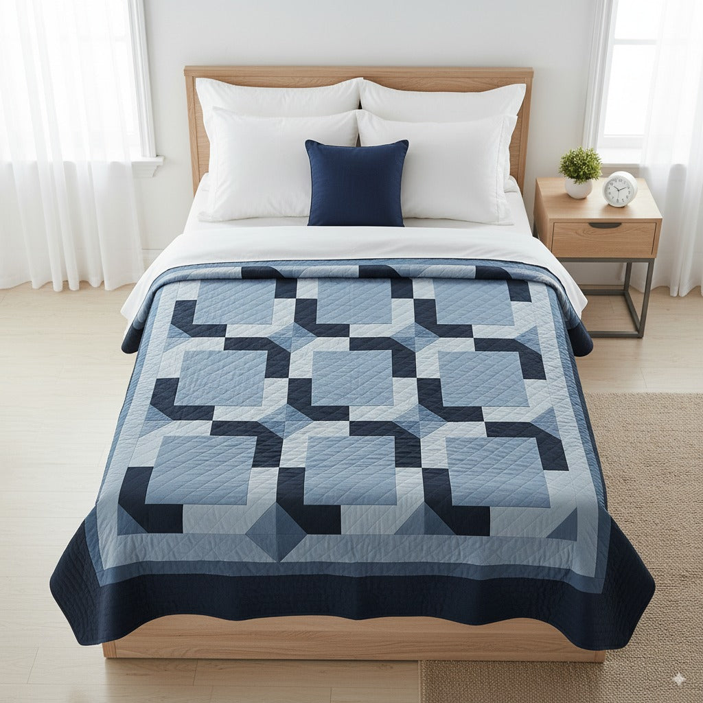 GROVELEN™ CORNERSTONE WINDOWS QUILT PATTERN
