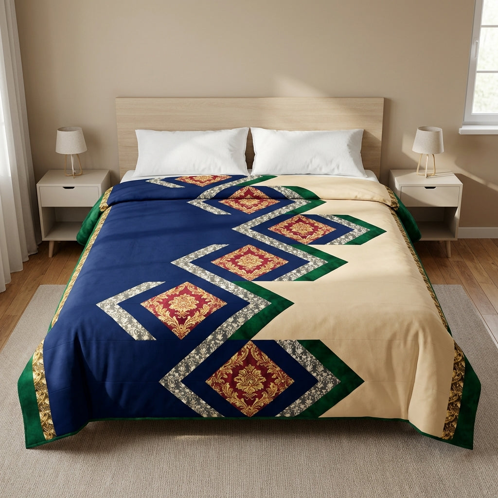 GROVELEN™ Cascade Frames Quilt Pattern