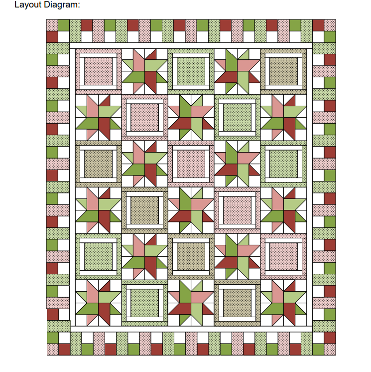 GROVELEN™ STARLIGHT MOSAIC QUILT PATTERN