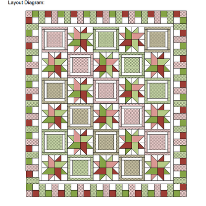 GROVELEN™ STARLIGHT MOSAIC QUILT PATTERN