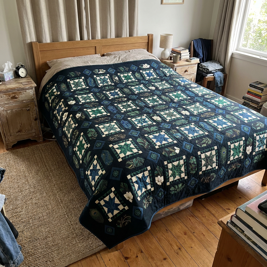 Star & Spindle Quilt Pattern