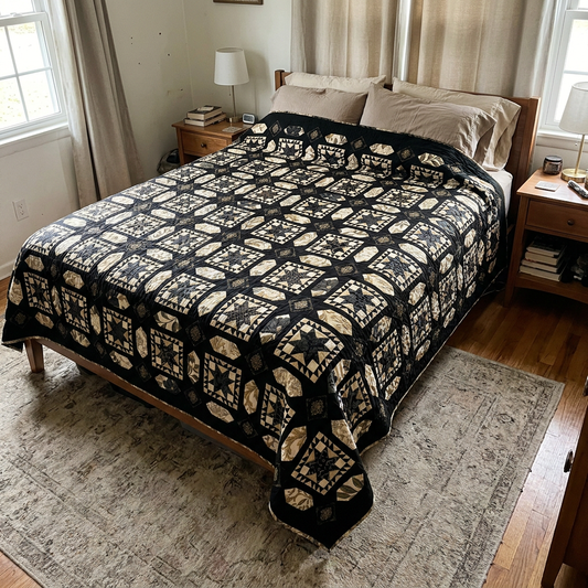 Star & Spindle Quilt Pattern